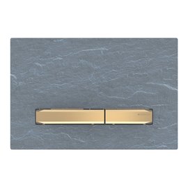 GEBERIT 115.672.JM.2 ACTUATOR PLATE SIGMA50 FOR DUAL FLUSH METAL COLOUR BRASS BRASS MUSTANG SLATE