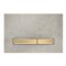 GEBERIT 115.672.JV.2 ACTUATOR PLATE SIGMA50 FOR DUAL FLUSH METAL COLOUR BRASS BRASS CONCRETE LOOK