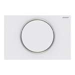 GEBERIT 115.758.JT.5 ACTUATOR PLATE SIGMA10 FOR STOP-AND-GO FLUSH WHITE MATT COATED EASY-TO-CLEAN COATED POLISHED