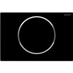 GEBERIT 115.758.KM.5 ACTUATOR PLATE SIGMA10 FOR STOP-AND-GO FLUSH BLACK / BRIGHT CHROME / BLACK