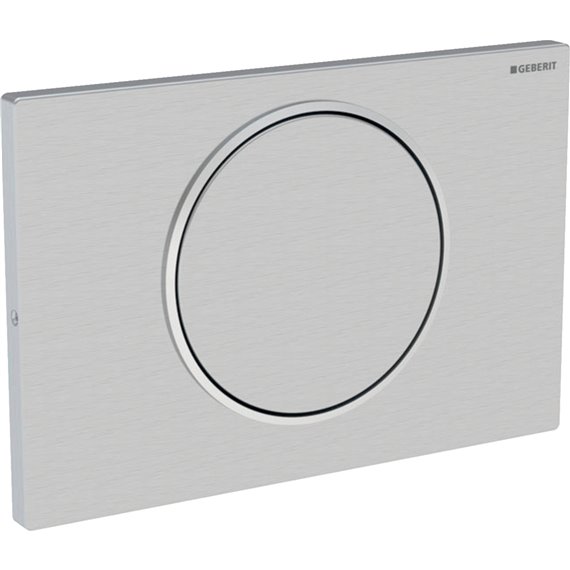 GEBERIT 115.787.SN.5 ACTUATOR PLATE SIGMA10 FOR STOP-AND-GO FLUSH SCREWABLE STAINLESS STEEL BRUSHED/POLISHED/BRUSHED