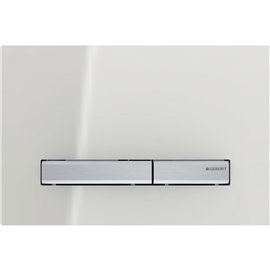 GEBERIT 115.788.JL.2 ACTUATOR PLATE SIGMA50 FOR DUAL FLUSH METAL COLOUR CHROME- PLATED CHROME-PLATED SAND GREY