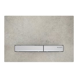 GEBERIT 115.788.JV.2 ACTUATOR PLATE SIGMA50 FOR DUAL FLUSH METAL COLOUR CHROME-PLATED CHROME-PLATED CONCRETE LOOK