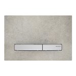 GEBERIT 115.788.JV.2 ACTUATOR PLATE SIGMA50 FOR DUAL FLUSH METAL COLOUR CHROME-PLATED CHROME-PLATED CONCRETE LOOK