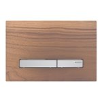 GEBERIT 115.788.JX.2 ACTUATOR PLATE SIGMA50 FOR DUAL FLUSH METAL COLOUR CHROME-PLATED CHROME-PLATED BLACK WALNUT