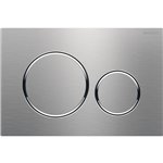 GEBERIT 115.882.SN.1 ACTUATOR PLATE SIGMA20 FOR DUAL FLUSH STAINLESS STEEL BRUSHED/POLISHED/BRUSHED