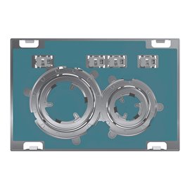 GEBERIT 115.884.00.1 ACTUATOR PLATE SIGMA21 FOR DUAL FLUSH CUSTOMISED BRIGHT CHROME-PLATED