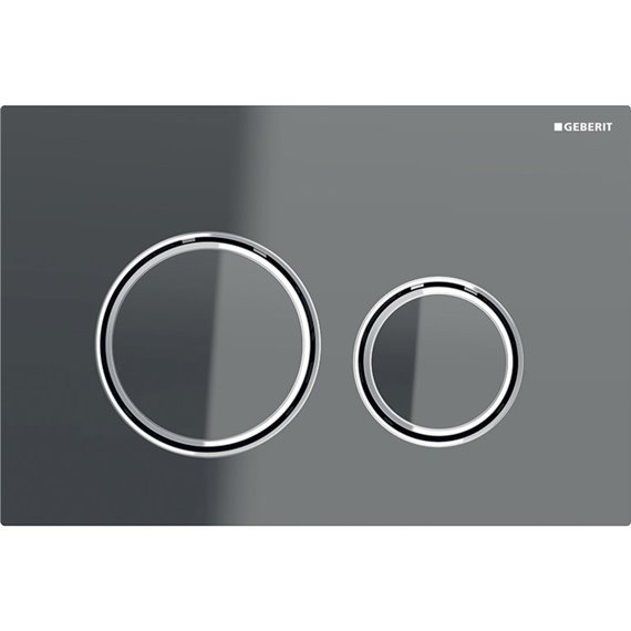 GEBERIT 115.884.JK.1 ACTUATOR PLATE SIGMA21 FOR DUAL FLUSH METAL COLOUR CHROME- PLATED CHROME-PLATED LAVA