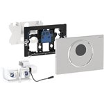 GEBERIT 115.890.SN.6 WC FLUSH CONTROL WITH DUAL FLUSH SIGMA10 ACTUATOR PLATE BRUSHED