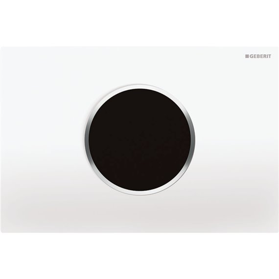 GEBERIT 115.907.KJ.6 WC FLUSH CONTROL WITH DUAL FLUSH SIGMA10 ACTUATOR PLATE WHITE