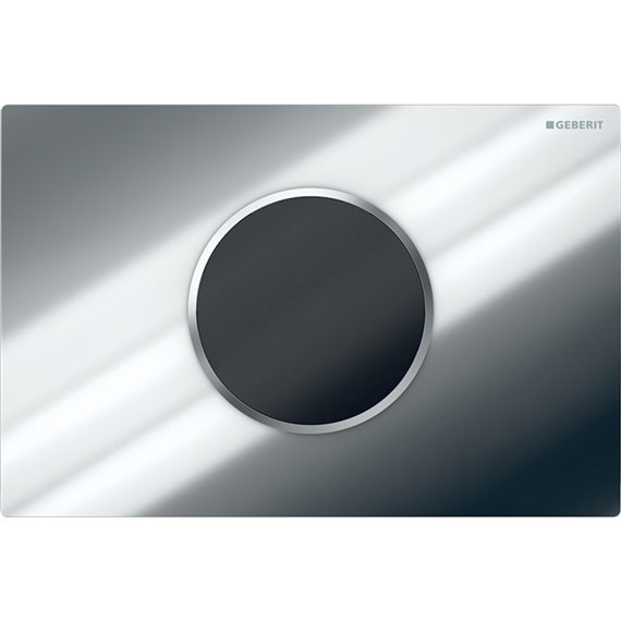 GEBERIT 115.908.KH.6 WC FLUSH CONTROL WITH DUAL FLUSH SIGMA10 ACTUATOR PLATE CHROME