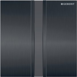 GEBERIT 116.026.QD.1 URINAL FLUSH CONTROL WITH COVER PLATE TYPE 50 BLACK CHROME