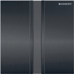 GEBERIT 116.026.QD.1 URINAL FLUSH CONTROL WITH COVER PLATE TYPE 50 BLACK CHROME