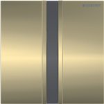 GEBERIT 116.036.QF.1 URINAL FLUSH CONTROL WITH ELECTRONIC FLUSH ACTUATION BATTERY OPERATION COVER PLATE TYPE 50 BRASS