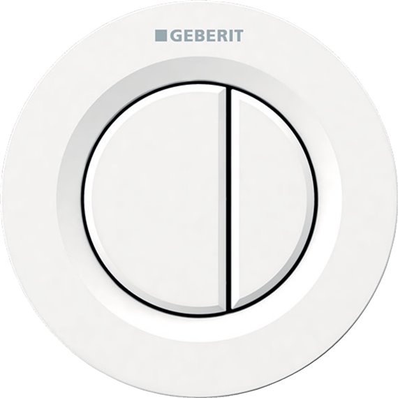 GEBERIT 116.042.11.1 REMOTE FLUSH ACTUATION TYPE 01 PNEUMATIC FOR DUAL FLUSH CONCEALED ACTUATOR WHITE ALPINE