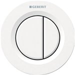 GEBERIT 116.042.11.1 REMOTE FLUSH ACTUATION TYPE 01 PNEUMATIC FOR DUAL FLUSH CONCEALED ACTUATOR WHITE ALPINE