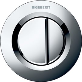 GEBERIT 116.042.21.1 REMOTE FLUSH ACTUATION TYPE 01 PNEUMATIC FOR DUAL FLUSH CONCEALED ACTUATOR BRIGHT CHROME-PLATED