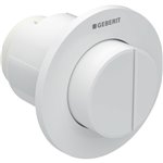 GEBERIT 116.044.11.1 REMOTE FLUSH ACTUATION TYPE 01 PNEUMATIC FOR DUAL FLUSH CONCEALED ACTUATOR PROTRUDING WHITE ALPINE