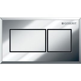 GEBERIT 116.053.KA.1 REMOTE FLUSH ACTUATION SQUARE DESIGN PNEUMATIC FOR DUAL FLUSH BRIGHT