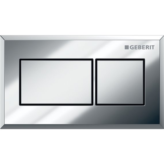 GEBERIT 116.053.KA.1 REMOTE FLUSH ACTUATION SQUARE DESIGN PNEUMATIC FOR DUAL FLUSH BRIGHT