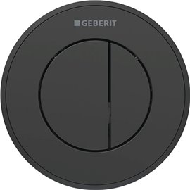 GEBERIT 116.055.DW.1 TYPE 10 REMOTE FLUSH ACTUATION PNEUMATIC FOR DUAL FLUSH CONCEALED ACTUATOR BLACK MATT BLACK