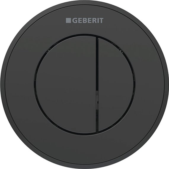 GEBERIT 116.055.DW.1 TYPE 10 REMOTE FLUSH ACTUATION PNEUMATIC FOR DUAL FLUSH CONCEALED ACTUATOR BLACK MATT BLACK