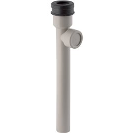 GEBERIT 150.245.06.1 OVERFLOW PIPE WITH SUPPLEMENTARY CONNECTION AND SLEEVE GRANITE GREY