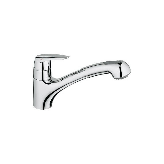 GROHE 33330 Eurodisc Kitchen Faucet Pull-Out dual spray