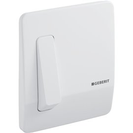 GEBERIT 240.121.11.1 ACTUATOR PLATE HIGHLINE FOR GEBERIT URINAL FLUSH CONTROL WHITE ALPINE