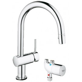 GROHE 31392 Minta Touch Kitchen Faucet wMicroTherm Unit