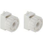 GEBERIT 242.046.00.1 SET OF PLASTIC UNION NUTS FOR THREADED ROD M8 2 PC. 