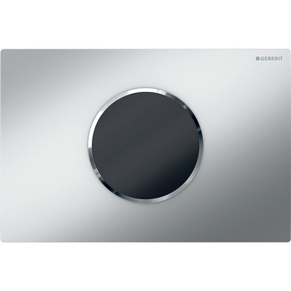 GEBERIT CR115-8KN1 WC FLUSH CONTROL WITH DUAL FLUSH ACTUATOR PLATE SIGMA10 MATT