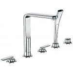 GROHE 19362 Veris Roman Tub Filler wHand Shower 5 hole