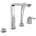 GROHE 19373 Veris Roman Tub Filler wHand Shower 4 hole