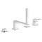 GROHE 19897 Eurocube RTF 4 Hole with personal hand shower