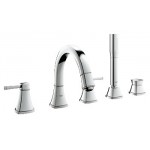 GROHE 19919 Grandera Roman Tub Filler Two Handle Personalized Hand Shower Chrome