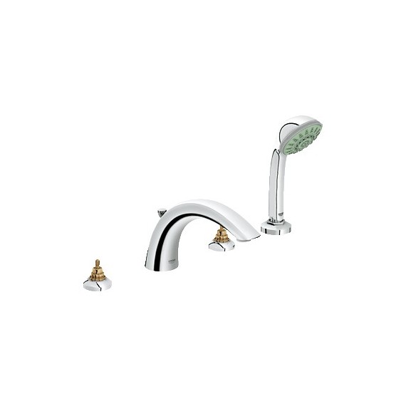 GROHE 25072 Arden 4-hole Roman Tub w Handshower