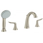 GROHE 25164 Agira 4 Hole Roman Tub Filler w Handshower