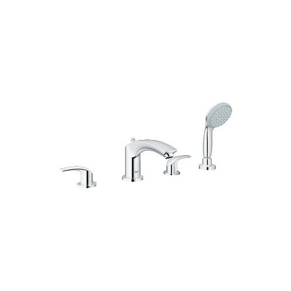 GROHE 25170 Eurosmart Roman Tub Filler 2 hdl with hand shower