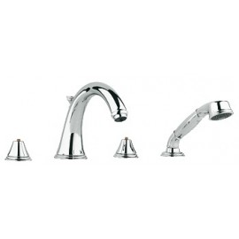 GROHE 25506 Geneva Roman Tub Filler w handshower