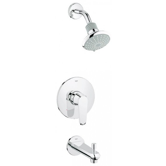 GROHE 35007 Eurodisc Cosmopolitan PBV Tub Shower Set