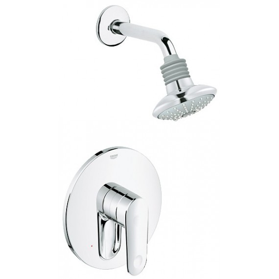 GROHE 35017 Europlus PBV Trim wshower head incl. arm