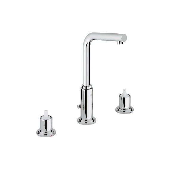 GROHE 20384 Atrio 2 handle basin 3-hole swivel spout faucet