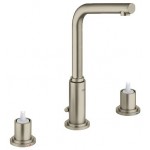 GROHE 20384 Atrio 2 handle basin 3-hole swivel spout faucet