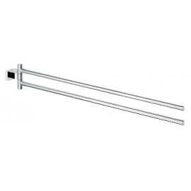 GROHE 40624 Essentials Cube Two-Arm Towel Holder 17 58