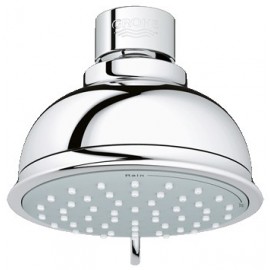 GROHE 26080 Tempesta Rustic II Shower Head 9.5 Lmin 2.5 gpm chrome