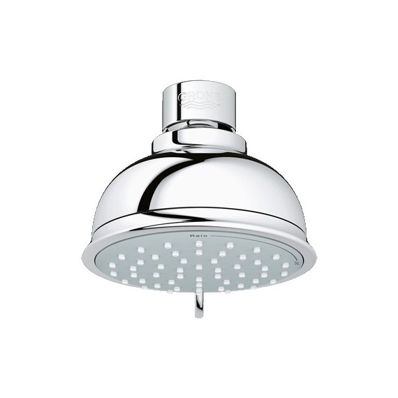 GROHE 26080 Tempesta Rustic II Shower Head 9.5 Lmin 2.5 gpm chrome