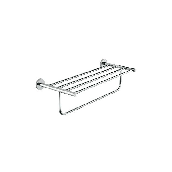 GROHE 40462 Essentials 22 Towel Rack with Shelf