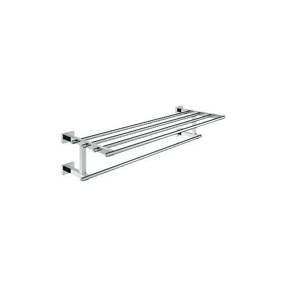 GROHE 40512 Essentials Cube towel holder w.shelf 600