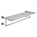 GROHE 40512 Essentials Cube towel holder w.shelf 600